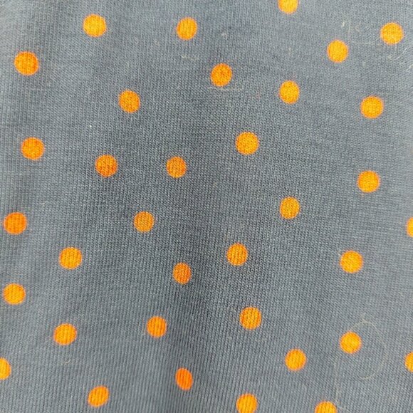 Boden Navy Blue Jersey Polka Dot Size 8 Petite - Picture 6 of 8